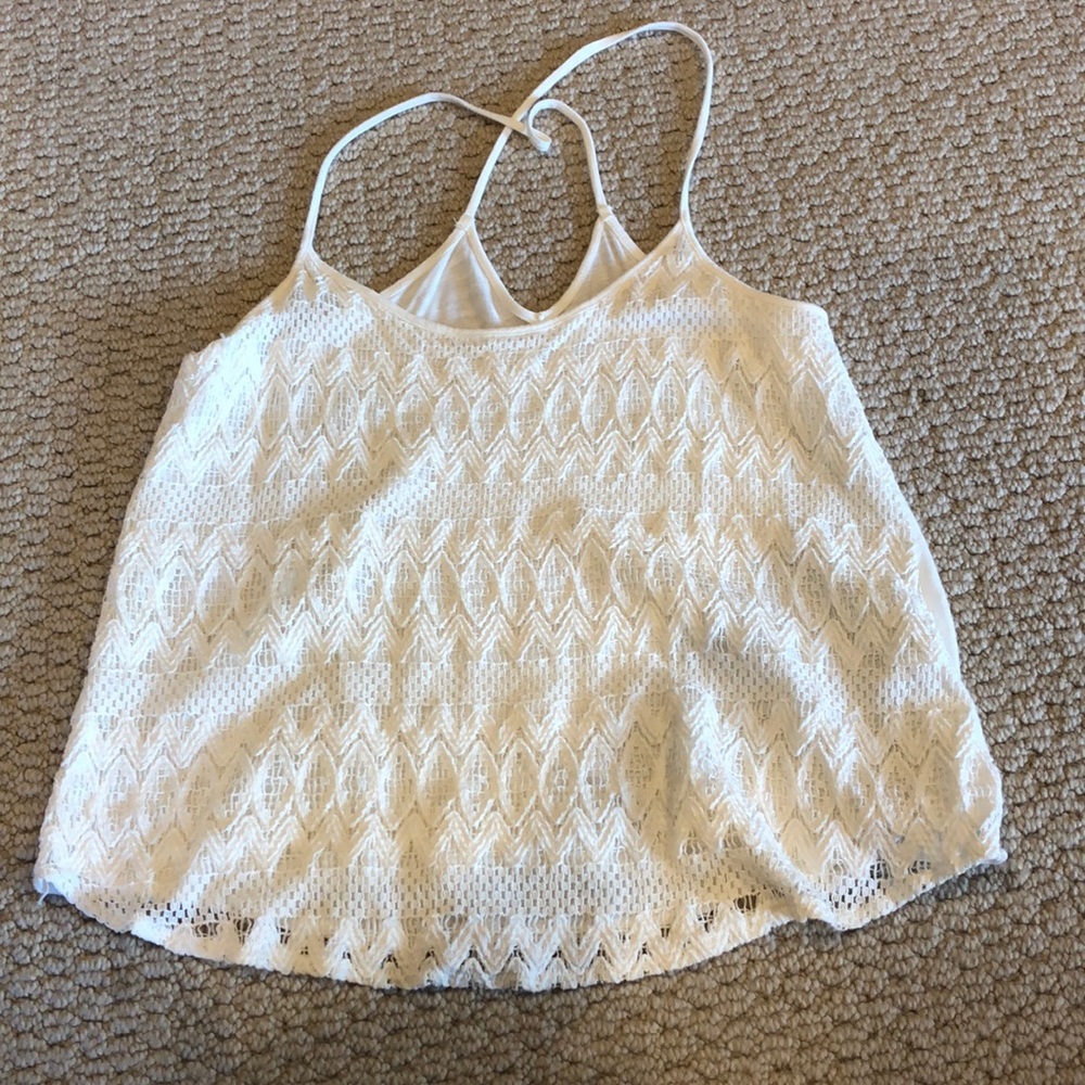 White tank top
